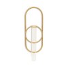 Cheung's Sephra Metal Loop Glass Wall Planter - Gold - 4 of 4