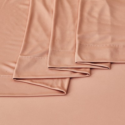 Twin Pink Ultra Soft Polyester Microfiber Bed Sheet Set