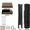 Sevobal Patio Umbrellas Outdoor Pop Up Gazebo Canopy, 2-Tier Soft Top Event Tent, Suitable For Backyard Garden Camping Area ,Brown, 132"*132"*102" - 2 of 4