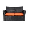 WestinTrends  4-Piece Modern Patio Conversation Sofa Set with Cushions - 3 of 4