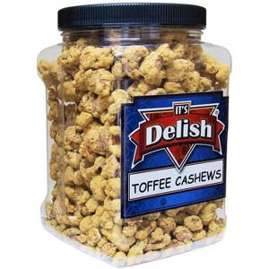 Kosher For Passover Toffee Coated Cashews by It's Delish, 2.3 LBS Jumbo Container - 1 of 4