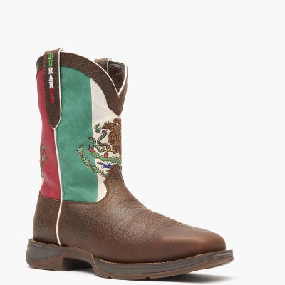 Men's Rebel by Durango® Steel Toe Mexico Flag Western Boot