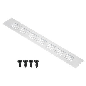 Unique Bargains Aluminum Rectangle Mesh with Mounting Screw Cabinet Air Vent Cover - 1 of 4