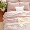 BAGOKIE 7 Pieces Soft Prewashed Pinch Pleat Bed in a Bag Comforter Se - 2 of 4