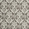 Sunbrella Outdoor Seat Cushion Gray/Cream: Water-Resistant, UV-Protected, Ikat Design Patio Furniture Cushion with Zipper - 3 of 4