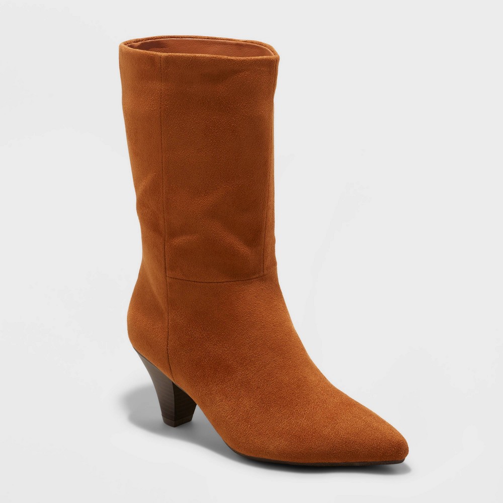 Women's Ada Dress Boots - Universal Thread Cognac 6.5