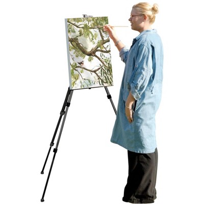 Black Adjustable Aluminum Portable Lightweight Tripod Easel Stand