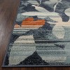 Bohemian Floral Vintage Leaves Indoor Runner or Area Rug by Blue Nile Mills - 3 of 4