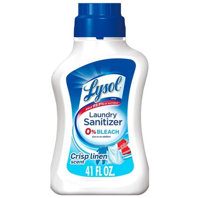 Lysol Crisp Linen Scented Laundry Sanitizer - 41 fl oz