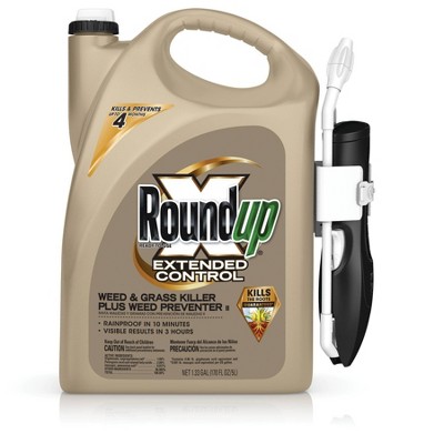 Roundup Ready-To-Use Extended Control Weed Killer with Weed Preventer II and Comfort Wand, 1gal