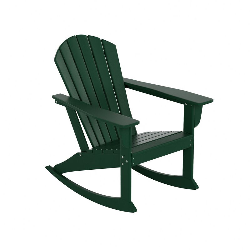 WestinTrends Outdoor Patio Poly Adirondack Rocking Chair Rocker, 3 of 4