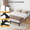 Twin Size/Full Size/Queen Size Metal Platform Bed Frame - 6/10 Inch Heavy Duty, Noise-Free Foundation - 4 of 4