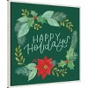 Amanti Art 30"x30" Holly and Pine II Holidays by Jenaya Jackson Framed Canvas Wall Art Print - 2 of 4
