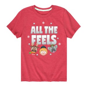 Boys' - Disney - All The Feels Short Sleeve Graphic T-Shirt - 1 of 4