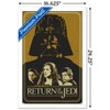 Trends International Star Wars: Return of the Jedi - Gold Illustration Framed Wall Poster Prints - 3 of 4