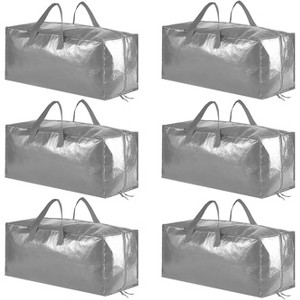 Extra Large Heavy Duty Moving Bags – Durable Storage Totes with Backpack Straps, Strong Handles & Zippers – Ideal for Packing & Moving-SpaceAid® - 1 of 4