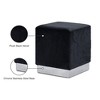 Meridian Furniture,Jax Velvet Ottoman/Stool - 4 of 4