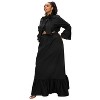 L I V D Women's Poplin Bell Sleeve Top and Maxi Skirt Set - image 2 of 3