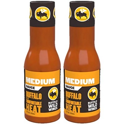 Buffalo Wild Wings Medium Sauce, 12 fl oz (Pack of 2)