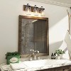 LNC Aries Traditional Mason Jar Vanity  Lights,Black and Rustic Brown/Black and Antique  Brown/Black and Light Gray, 2 Light/ 3 Light/ 4 Light - 4 of 4