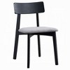 Royal Hampton Dining Side Chair Set of 2, Low Curved Back, Scandinavian Black - 2 of 4