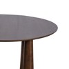 Black Round Dining Table - Modern Minimalist Style for Home Kitchen & Dining Room - 4 of 4