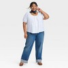 Women's Puff Short Sleeve Blouse - Universal Thread™ - 3 of 3