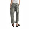 Women's Wo's Relaxed Fit Cropped Barrel Jeans - Aaron & Amber - 2 of 3