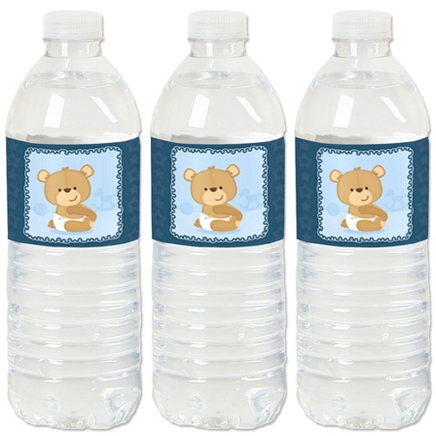 Welcome To Our Tribe Baby Shower Water Bottle Labels  Stork Baby Gift  Baskets –