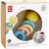 Hape: Rattling Rings Teether, Safe Chew, Pastel, 0mo - 2 of 4