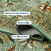 Acekool Washable Area Rug 2x6 Ultra Soft Botanical Floral Throw Carpet, Stain Resistant Non-Slip Indoor Rug for Living Room Bedroom - 3 of 4