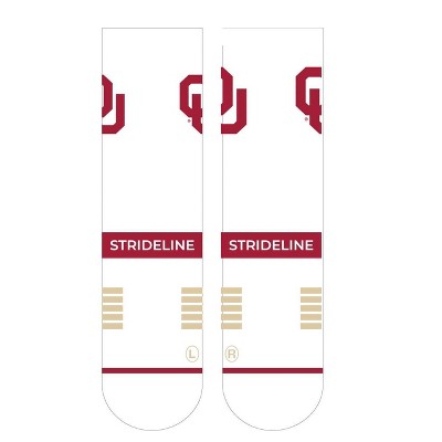 Ncaa Oklahoma Sooners Premium Knit Crew Socks White Target