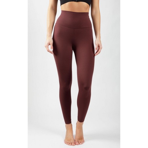 90 Degree By Reflex Womens Powerflex Polygiene High Waist Ankle Legging -  Posh Plum - Large : Target