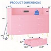 Jojoka Dresser for Bedroom with LED Light & Charging Station - 2 of 4