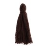 John Bead 1in Dark Brown Cotton Tassels Ornament for DIY Crafts Party Decorations, 20pcs - 3 of 4