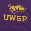 University Of Wisconsin Stevens Point Distressed Primary Kids T-Shirt For Youth Purple - 2 of 4