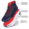 Kids Hiking Boots Outdoor Trekking Shoes Boys Mid Lace Comfortable Anti-Slip Trail Running Athletic Sneakers - 3 of 4
