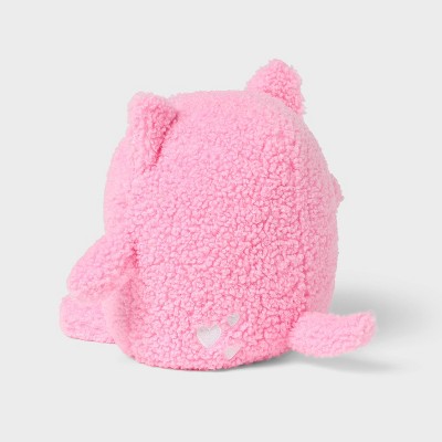 Детские мягкие игрушки Pillowfort Cat Kids' Mini Weighted Plush Throw Pillow Pink — фото 3