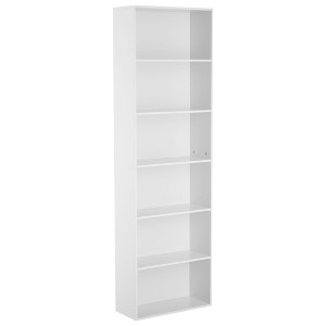 71.4" 6-Tier H-Shaped Bookshelf, Heavy Duty Open Shelf Storage Organizer for Home Office, Living Room, Bedroom - 1 of 4
