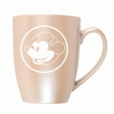 Elanze Designs Steamboat Willie Face 10 ounce New Bone China Coffee Tea Cup Mug, Precious Pearl
