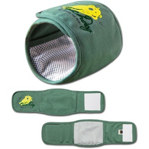 Touchdog Gauze-Aid Protective Dog Bandage and Calming Compression Sleeve, LG, Green - 1 of 4