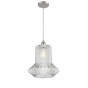 Springwater - 1 Light Cord Hung Mini Pendant In Industrial Style-14 Inches Tall and 12 Inches Wide - 1 of 1