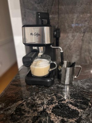Mr. Coffee Steam Espresso Maker/Coffee Maker/Milk Frother Black BVMC-ECM170  - Best Buy