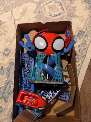 Marvel Spidey and His Amazing Friends Web-Quarters Playset With Lights and  Sounds - English Edition