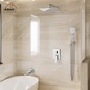 CASAINC 1-Handle 3-Spray Pattern 10 Inches Wall Mount Shower Set Shower Head Tub and Shower Faucet (Valve Included) - 4 of 4