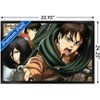 Trends International Attack on Titan: Season 2 - Intense Framed Wall Poster Prints - 3 of 4