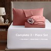 Nestl 4 Piece Bed Sheet Set, Deep Pocket Extra Soft Microfiber Sheets - 2 of 4