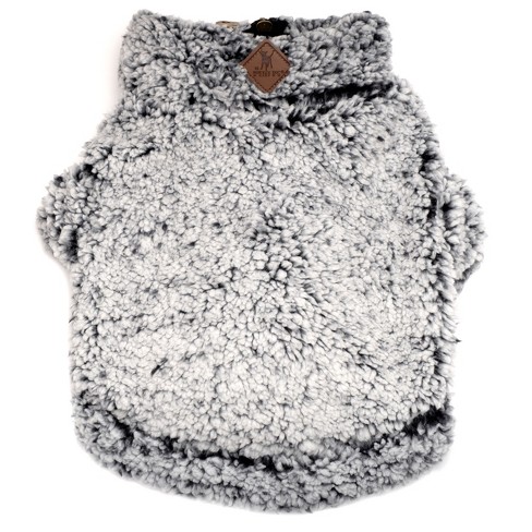 Varsity Fluffy Wubby Teddy Bear Sherpa Fleece Sweater Jacket