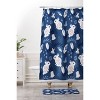 Deny Designs BlueLela Rabbits and Flowers Memory Foam Bath Rug: Microfiber, Machine Washable, 1'9"x2'10" - 4 of 4