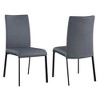 Chintaly Imports,Contemporary Contour-Back Side Chair - Set of 4 - 2 of 4